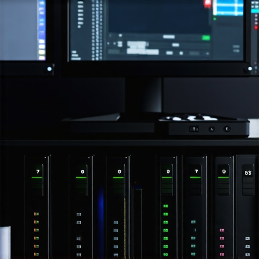 A professional editing station with powerful hardware and software tools