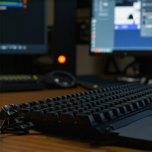 A professional editing desk with cleaning tools and updated software on the screen