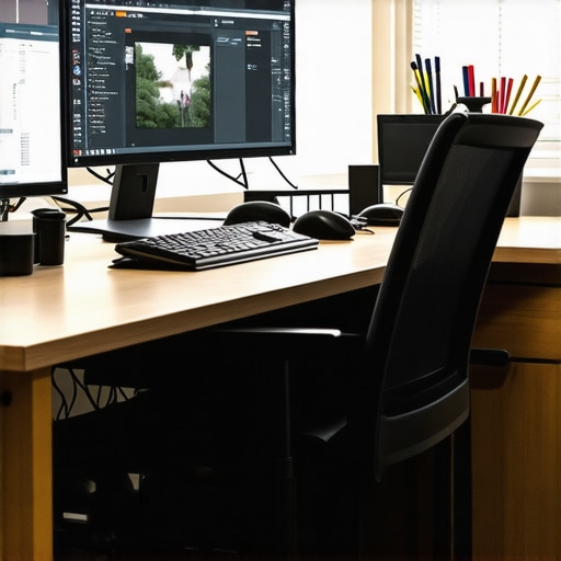 A clean, organized digital editing workspace with tools laid out for software maintenance