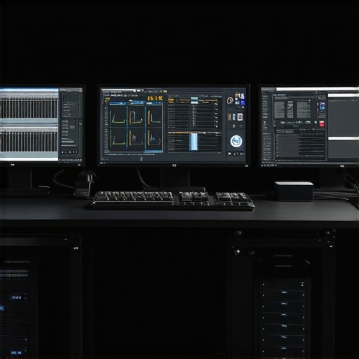 Modern editing workspace optimized for post-production tasks.