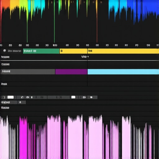 Spectral audio editing interface showing artifact reduction process.